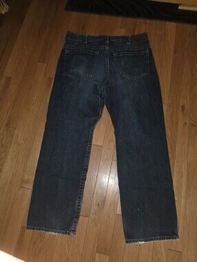 VINTAGE FR JUSTIN BOOT COMPANY FIRE RETARDANT JEANS SIZE 38 X 30 GOOD CONDITION